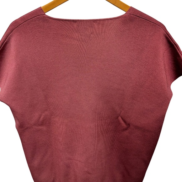 Massimo Dutti | Women's V-Neck Knit Sweater Top - Picture 7 of 7